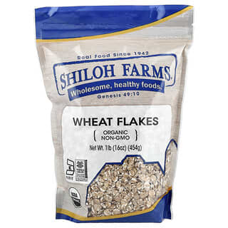 Shiloh Farms‏, رقائق قمح عضوية ، 16 أونصة (454 جم)