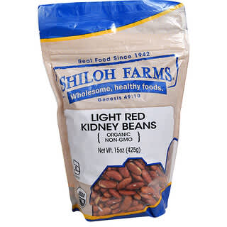 Shiloh Farms, Organic Light Red Kidney Beans, 15 oz (425 g)