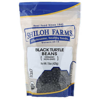 Shiloh Farms, Organic Black Turtle Beans, 15 oz (425 g)