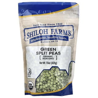 Shiloh Farms, Green Split Peas, 15 oz (425 g)