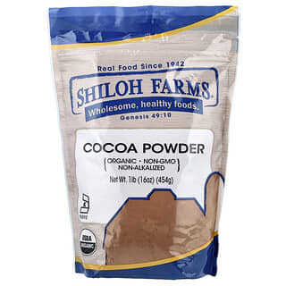 Shiloh Farms‏, مسحوق الكاكاو العضوي ، 16 أونصة (454 جم)