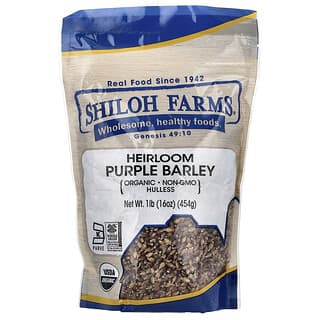 Shiloh Farms, Sans balle d'orge violet patrimonial biologique, 454 g