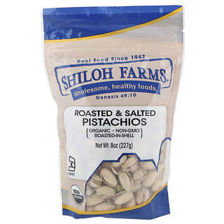 Shiloh Farms, Organic Pistachios, Roasted & Salted, 8 oz (227 g)