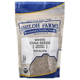 Shiloh Farms, Organic White Chia Seeds, 8 oz (227 g)