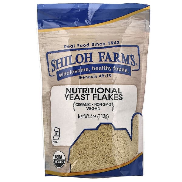 Shiloh Farms, Organic Nutritional Yeast Flakes, 4 oz (113 g) — product photo 1