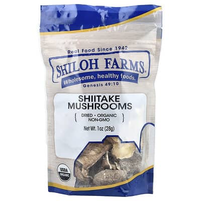 Shiloh Farms, Organic Shiitake Mushrooms, 1 oz (28 g)