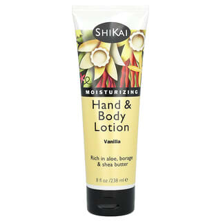 Shikai, Moisturizing Hand & Body Lotion, Vanilla, 8 fl oz (238 ml)