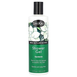 Shikai, Moisturizing Shower Gel, Gardenia, 12 fl oz (355 ml)