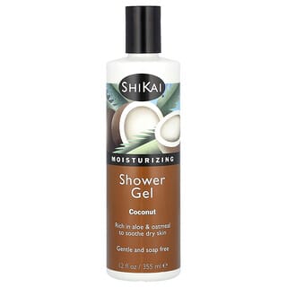 Shikai, Moisturizing Shower Gel, Cococnut, 12 fl oz (355 ml)
