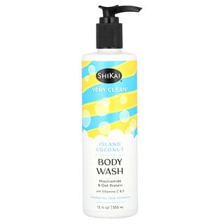 Shikai‏, Very Clean, סבון רחצה, איי קוקוס, 355 מ"ל (12 אונקיות נוזל)