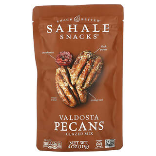 Sahale Snacks, Meilleur snack, mélange noix de pécan de Valdosta glacé, 4 oz (113 g)