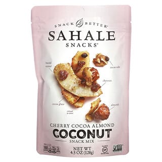 Sahale Snacks, En-cas multi-saveurs, Cerise, cacao, amande et noix de coco, 128 g