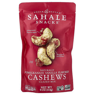 Sahale Snacks, Glazed Mix, Naturally Pomegranate Vanilla Cashews, 113 g