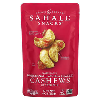 Sahale Snacks, Glazed Mix，天然石榴香草腰果，4 盎司（113 克）