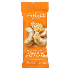 Sahale Snacks, グレイズドミックス、タンジェリン バニラ カシューナッツ・マカダミア、9袋入り、各42.5g（1.5 oz）