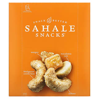 Sahale Snacks‏, תערובת מזוגגת, מנדרינה וניל קשיו-מקדמיה, 9 אריזות, 1.5 אונקיות (42.5 גרם) כל אחת