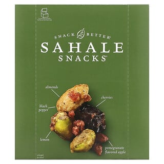 Sahale Snacks, Mezcla glaseada, Pistachos con granada natural, 9 paquetes, 42,5 g (1,5 oz) cada uno