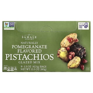 Sahale Snacks, 糖衣天然石榴開心果，9 袋，每袋 1.5 盎司（42.5 克）