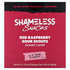 Gomitas de caramelo, Sour Scouts de frambuesa roja`` 6 bolsas, 50 g (1,8 oz) cada una
