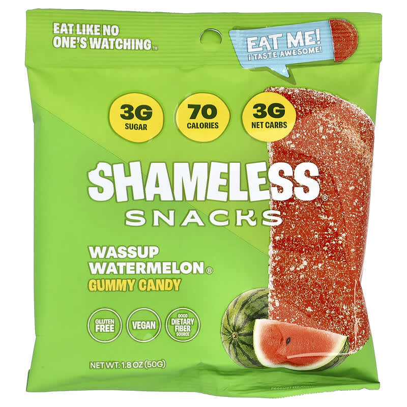 Wassup Watermelon®, Gummy Candy, 6 Bags, 1.8 oz (50 g) Each