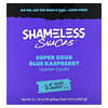 суперкислые жевательные конфеты, со вкусом голубой малины, 6 пакетиков по 50 г (1,8 унции)