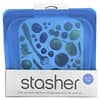 Stasher, Reusable Silicone Storage Bag, Sandwich Size, Blueberry, 15 fl oz (450 ml)