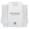 The Reusable Silicone Storage Bag, Clear, 2 Count, 4 fl oz (118 ml) Each