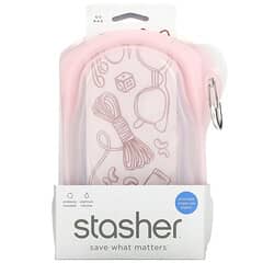 Stasher, Stasher, Go Bag, Pink, 1 Bag, 18 fl oz (532 ml)