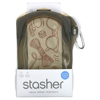 Stasher, Go Bag, Black, 18 fl oz (532 ml)