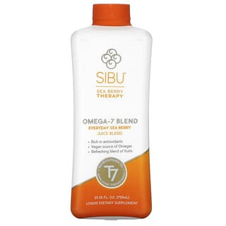 Sibu Beauty, Combinação Ômega-7, Suco Extraído da Combinação de Frutos do Mar para o dia a dia, 25.35 fl oz (750 ml)