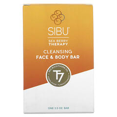Sibu Beauty, 씨 베리 테라피, 얼굴과 몸 세척 비누, 바다 갈매나무 오일, T7, 3.5 oz