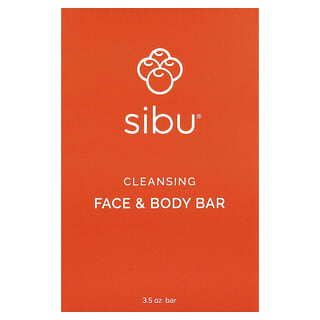 Sibu Beauty, Cleansing Face & Body Bar Soap, 3.5 oz