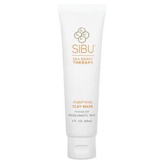 Sibu Beauty, 沙棘療法，淨化黏土面膜，2 液量盎司（60 毫升）