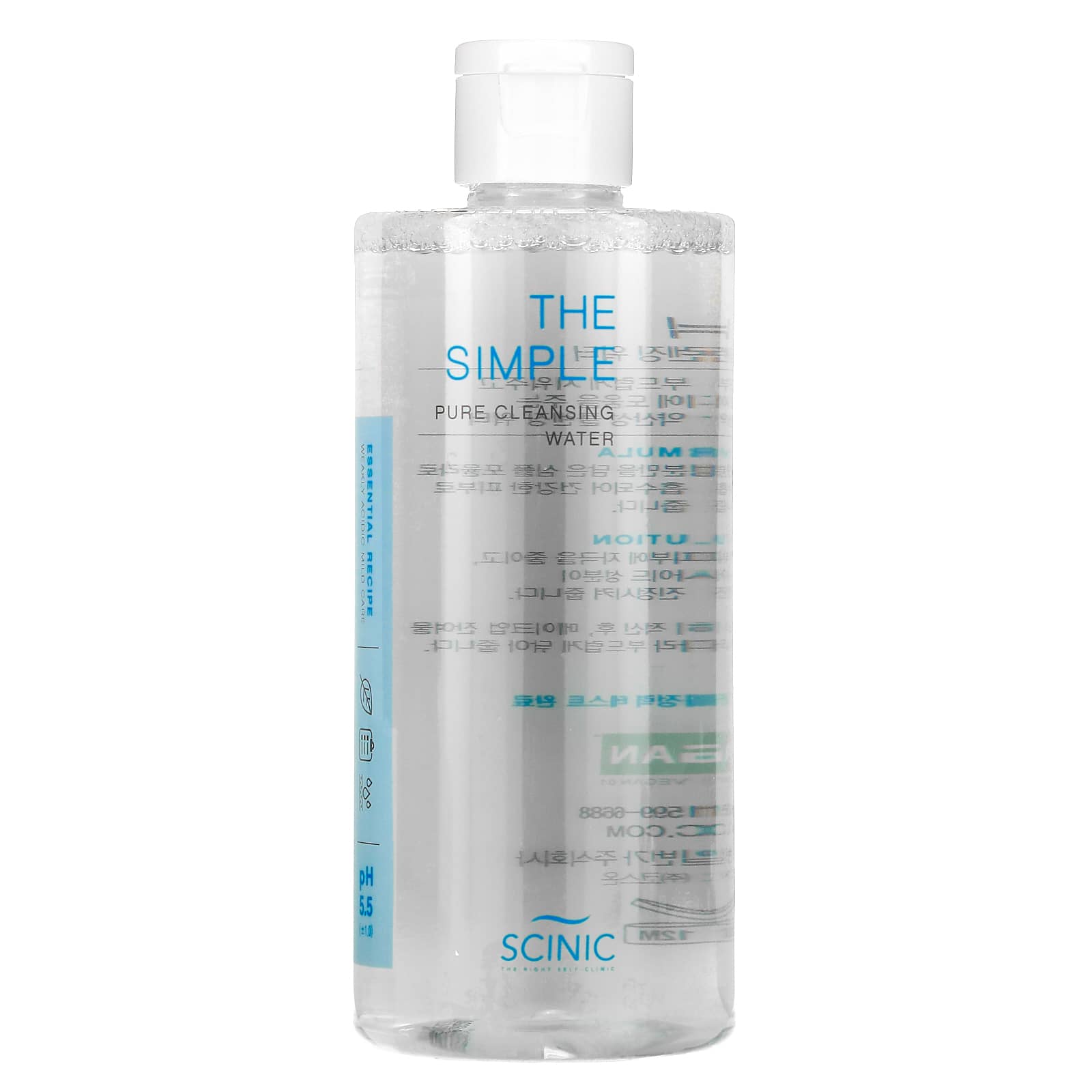Scinic ザシンプル ピュアクレンジングウォーター Ph 5 5 300ml 10 14液量オンス