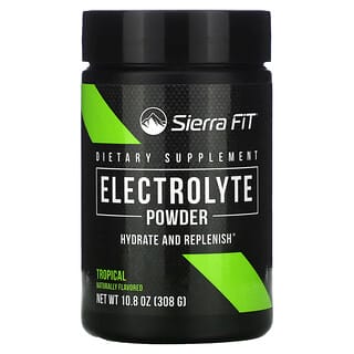 Sierra Fit, Polvo con electrolitos, Sin calorías, Tropical, 308 g (10,8 oz)