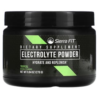 Sierra Fit, Electrolyte Powder, Elektrolyt-Pulver, 0 Kalorien, tropische Früchte, 279 g (9.84 oz.)