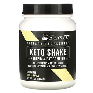 Sierra Fit, Shake Cetogênico, Sabor Baunilha, 578 g (1,27 lb)