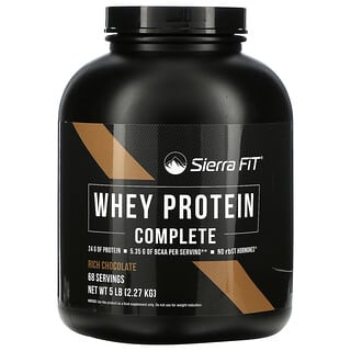 Sierra Fit, Whey Protein Complete, сывороточный протеин, насыщенный шоколад, 2,27 кг (5 фунтов)