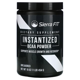 Sierra Fit, Instantized BCAA Powder, Instant-BCAA-Pulver, geschmacksneutral, 454 g (16 oz.)