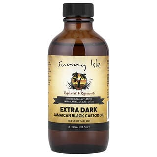 Sunny Isle, Extra Dark Jamaican Black Castor Oil, jamaikanisches schwarzes Rizinusöl, extra dunkel, 4 fl. oz