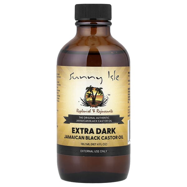 Sunny Isle, Extra Dark Jamaican Black Castor Oil, 118.2 ml (4 fl oz)
