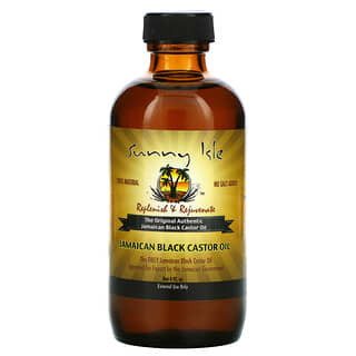 Sunny Isle, Huile de ricin noire jamaïcaine 100 % naturelle, 120 ml 