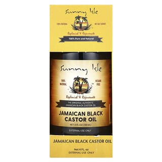 Sunny Isle, Aceite de ricino negro de Jamaica, 118 ml (4 oz. líq.)