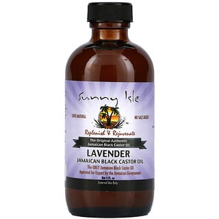 Sunny Isle, Huile de ricin noire jamaïcaine 100 % naturelle, Lavande, 120 ml 