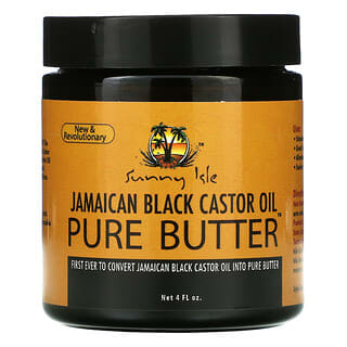 Sunny Isle, Jamaican Black Castor Oil, Pure Butter, 4 fl oz
