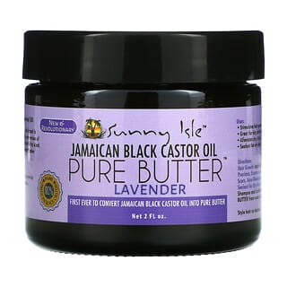Sunny Isle, Huile de ricin noire jamaïcaine, pur beurre, lavande, 60 ml