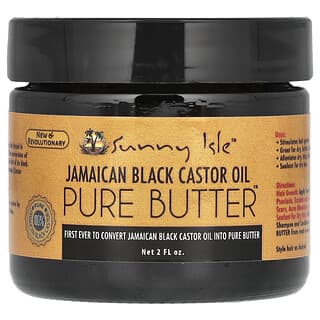 Sunny Isle, Jamaican Black Castor Oil, Pure Butter, 2 fl oz