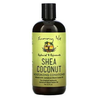 Sunny Isle, Shea Coconut Moisturizing Conditioner with Jamaican Black Castor Oil, 12 fl oz