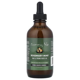 Sunny Isle, Romarin et menthe, Huile pour les cheveux et les racines fortes, 118 ml