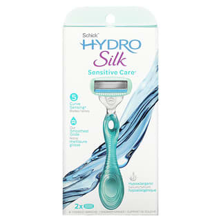 Schick, Hydro Silk, Sensitive Care, 1 rasuradora, 2 repuestos 